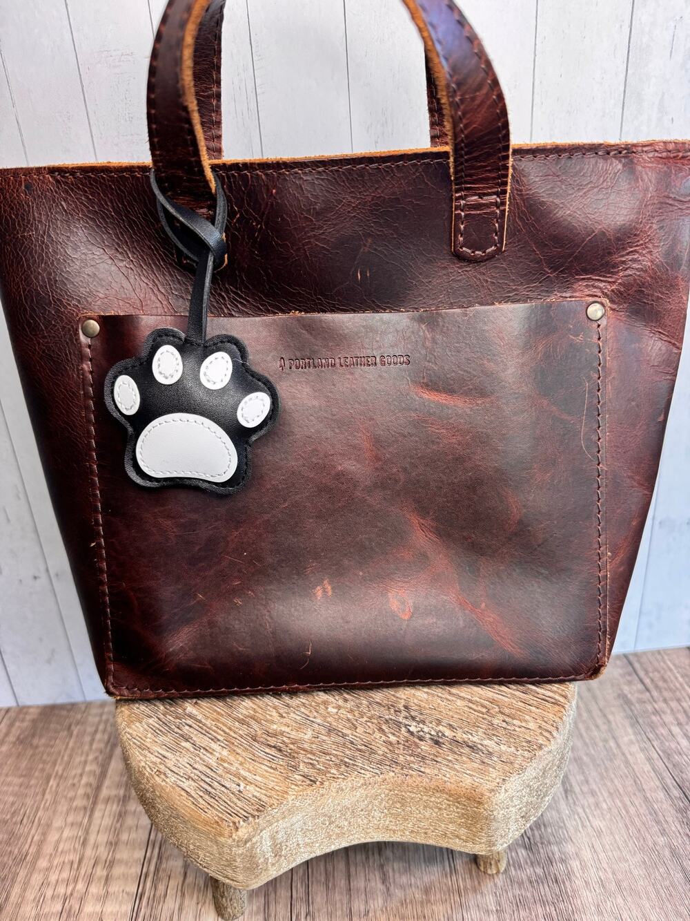 Black Paw Print Bag Charm Dog Print Purse Charm Cat Paw Charm Dog Paws NEW!